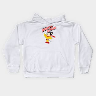 Mighty Mouse With Logo Kids Hoodie